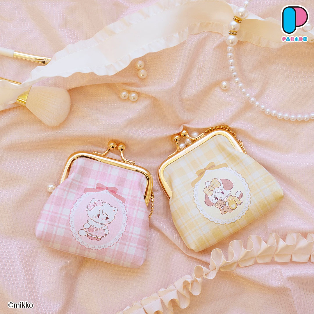 Lil ala mode おそろい♡チェックがまぐちポーチ～GiGOグループのお店限定～ 仕様イメージ