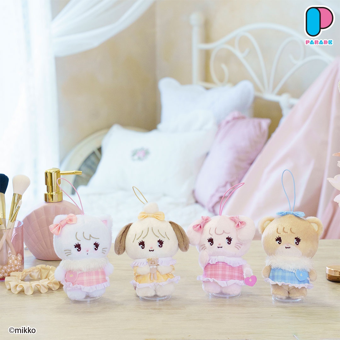【Lil ala mode】おそろいチェックマスコットがオンクレに登場!手のひらサイズのお揃いコーデが可愛らしい!【プライズ】